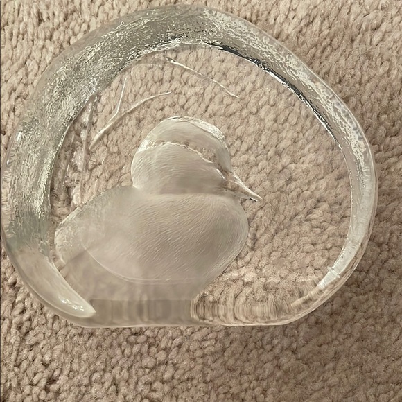 Crystal Bird Figurine - Picture 1 of 1